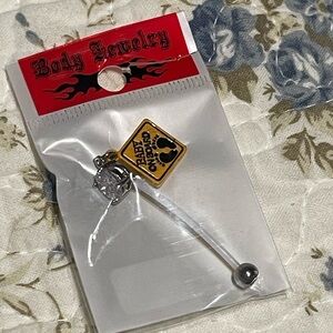 Pregnancy Baby on board belly button ring